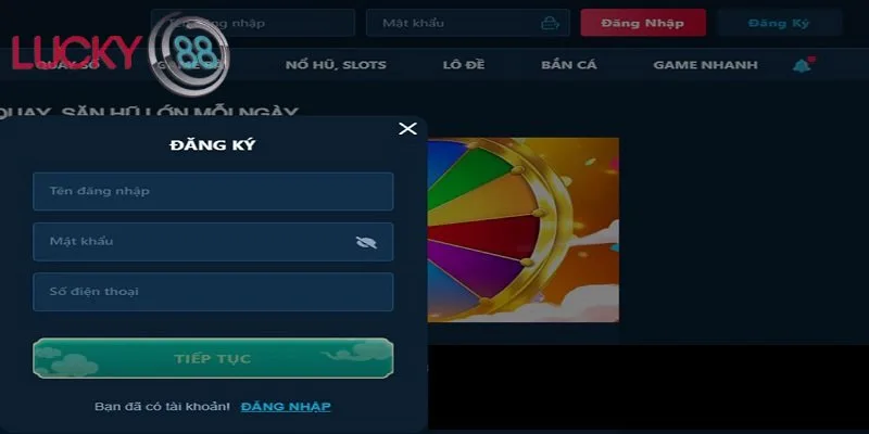 Kích hoạt tài khoản LUCKY88 bằng mã xác nhận Kích hoạt tài khoản LUCKY88 bằng mã xác nhận