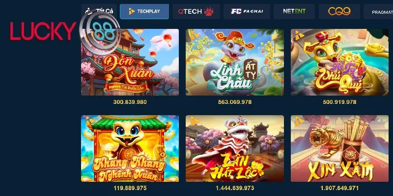 Nổ hũ LUCKY88 đa dạng, nhiều lựa chọn Nổ hũ LUCKY88 đa dạng, nhiều lựa chọn