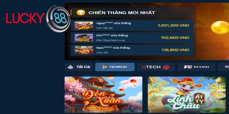 Nổ hũ LUCKY88 do nhiều nhà game cung cấp Nổ hũ LUCKY88 do nhiều nhà game cung cấp