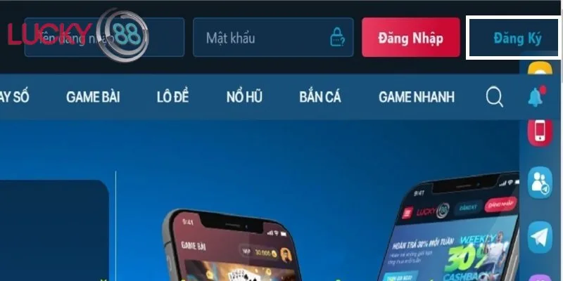 Vào trang chủ chính thức hoặc app để đăng ký LUCKY88 Vào trang chủ chính thức hoặc app để đăng ký LUCKY88